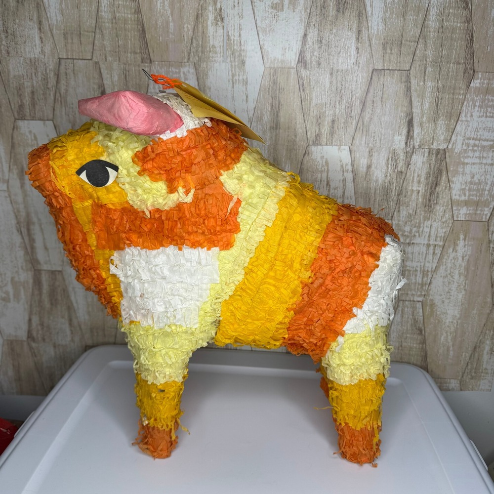 Vintage La Sorpresa Imports Bull Pinata Party Decoration New with Tag